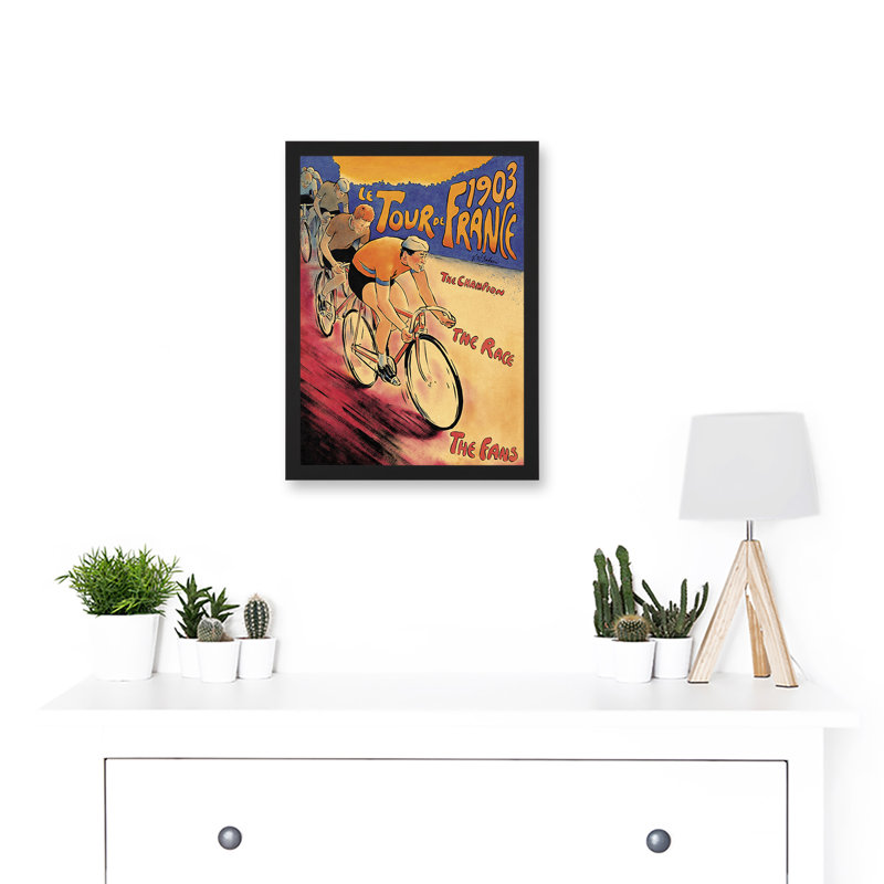 Tour De France 1903 Super Cycling - Single Picture Frame Print
