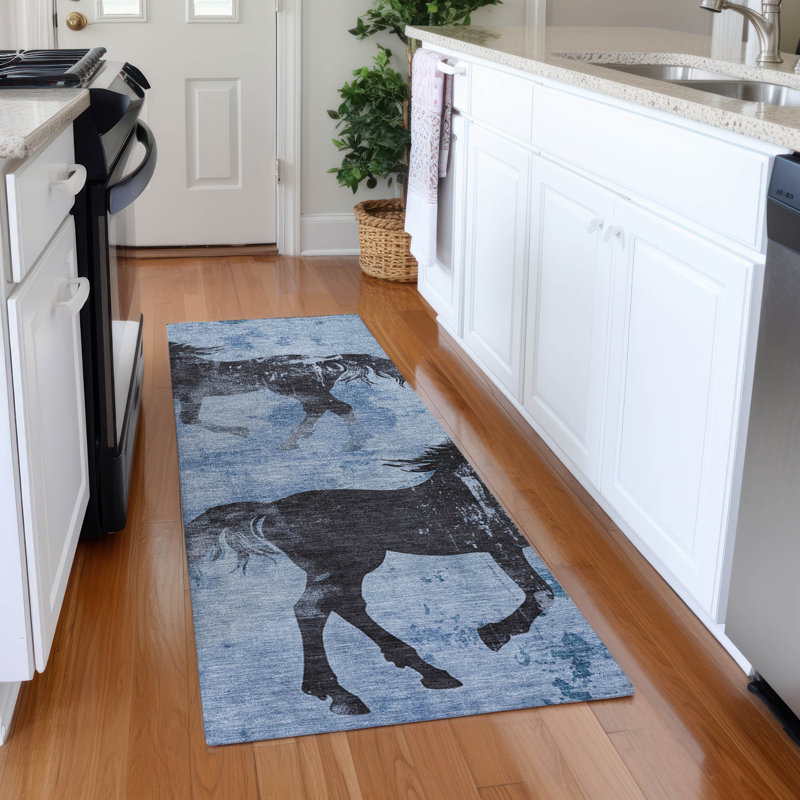 Premium Machine Washable Varroville AMF1717 Animal Rug, Runner 2'3" x 7'6"