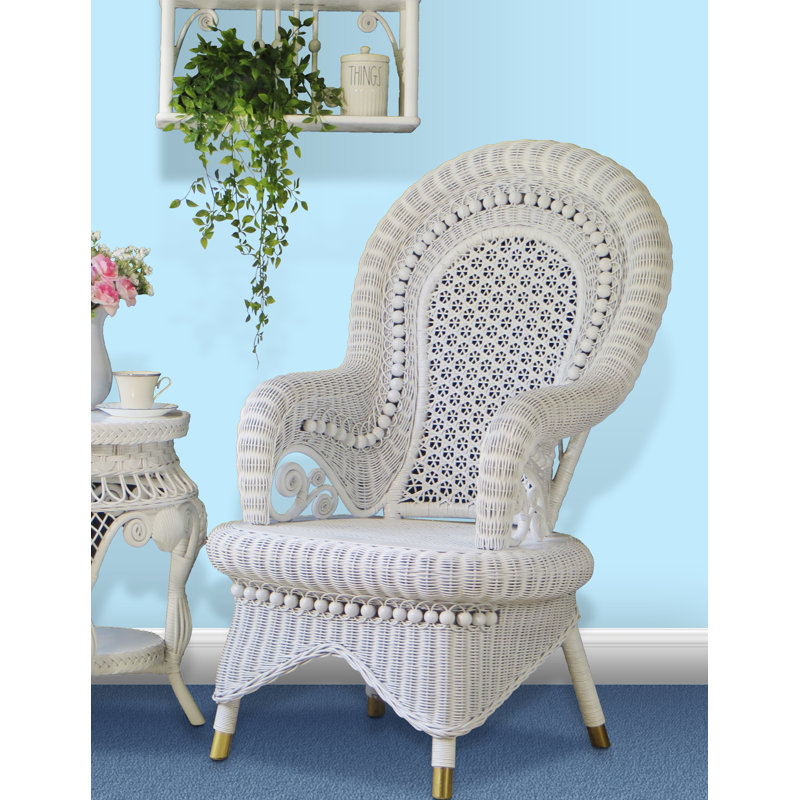 Chaise avec accoudoirs et table d'appoint Leota