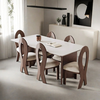 Table et chaises de salle à manger Contemporary Chic