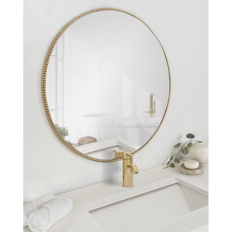 Diesel Mirror, Gold, 27.99" x 27.99"