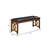 Faux Leather Upholstered Bench