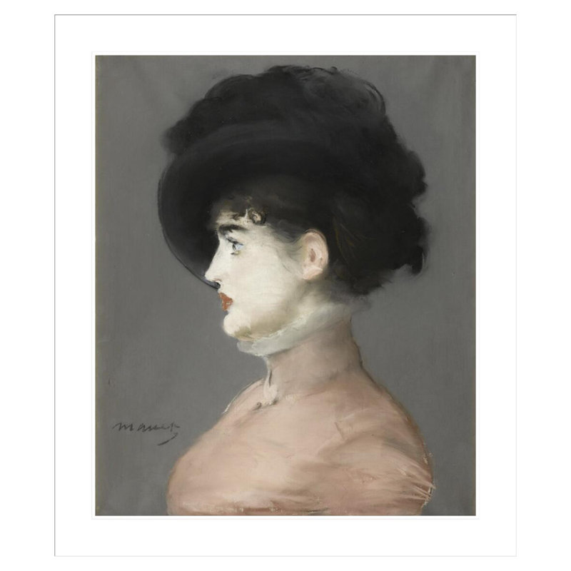 Irma Brunner par Edward Manet, impression giclée sur cadre, H 38,98 po x l 33,5 po
