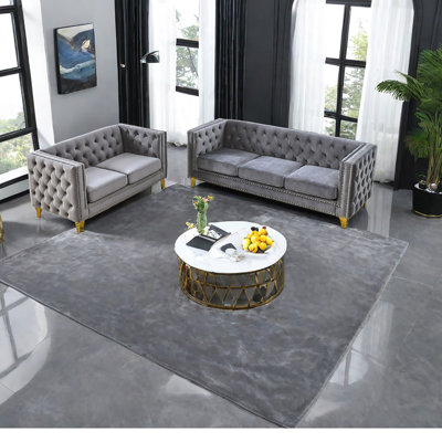 Cici 2 - Piece Velvet Living Room Set by Mercer41
