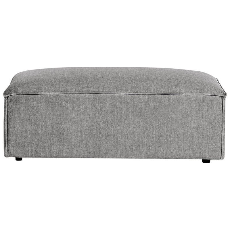 Bradeord 52cm Wide Rectangle Standard Ottoman, Grey Polyester