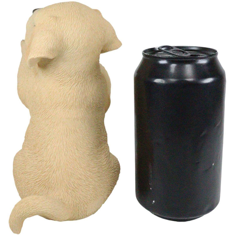 Figurine réaliste chiot labrador adorable