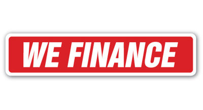 We Finance Street Sign Heavy Duty Plastic 8" X 36"