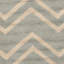 Tapis gris / beige en laine / coton / latex touffeté à la main Sanyla-957157420