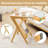 Cedro Glass Top End Table-374279373