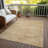 Emalisse Ivory Washable Indoor-Outdoor Rug - LOOMLAN-1862691766