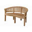 Curve Teak Garden Bench
