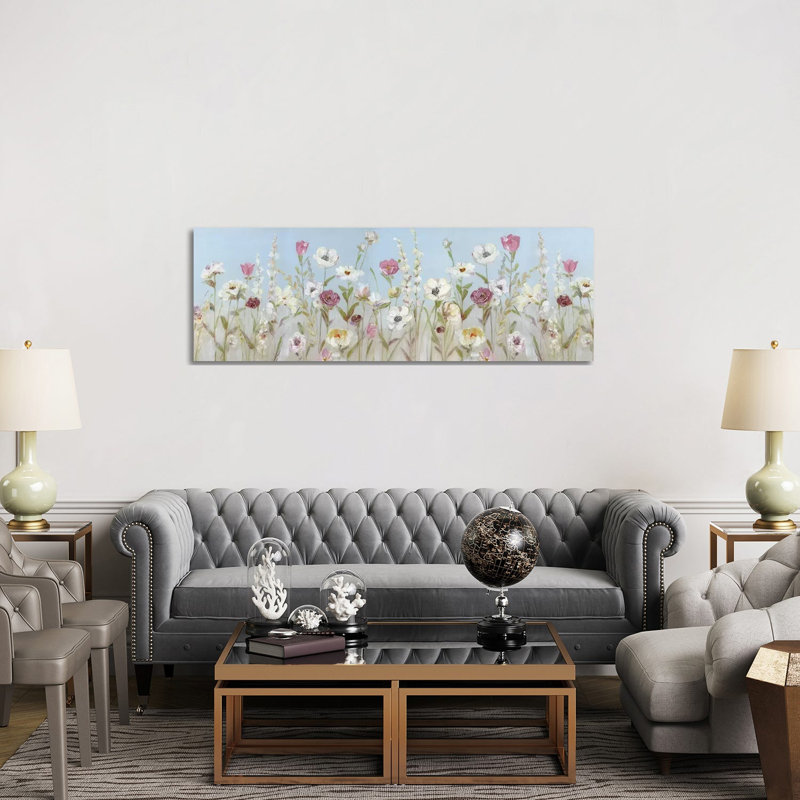 Spring Blooms by Sally Swatland - Wrapped Canvas Painting, 152.4 cm H x 50.8 cm W x 1.91 cm D