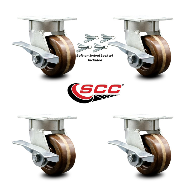 Kingpinless High Temp Phenolic Caster