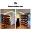 Paravent 7 panneaux en bois massif noyer-207821692