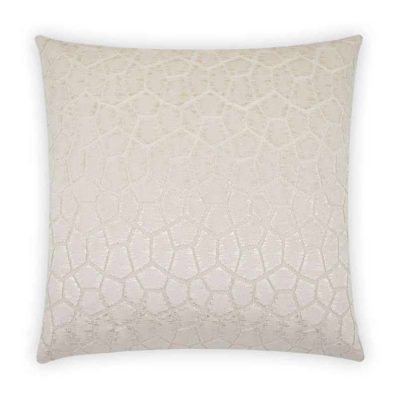 Flintstone Pillow Cover & Insert, Ivory, Bolster 14"H x 42"W