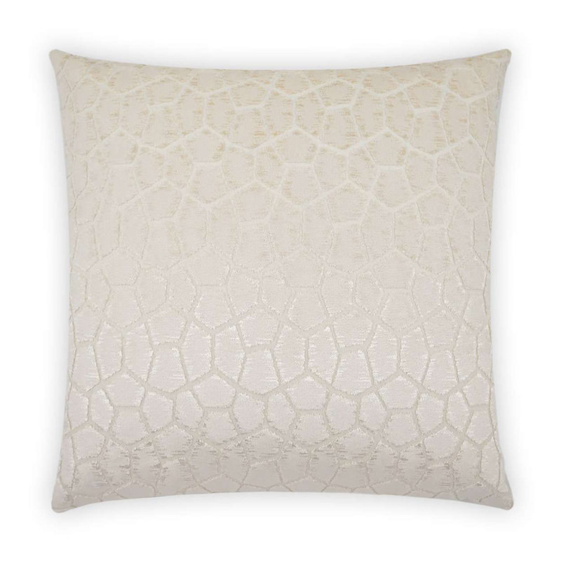 Flintstone Pillow Cover & Insert, Ivory, Square 20"