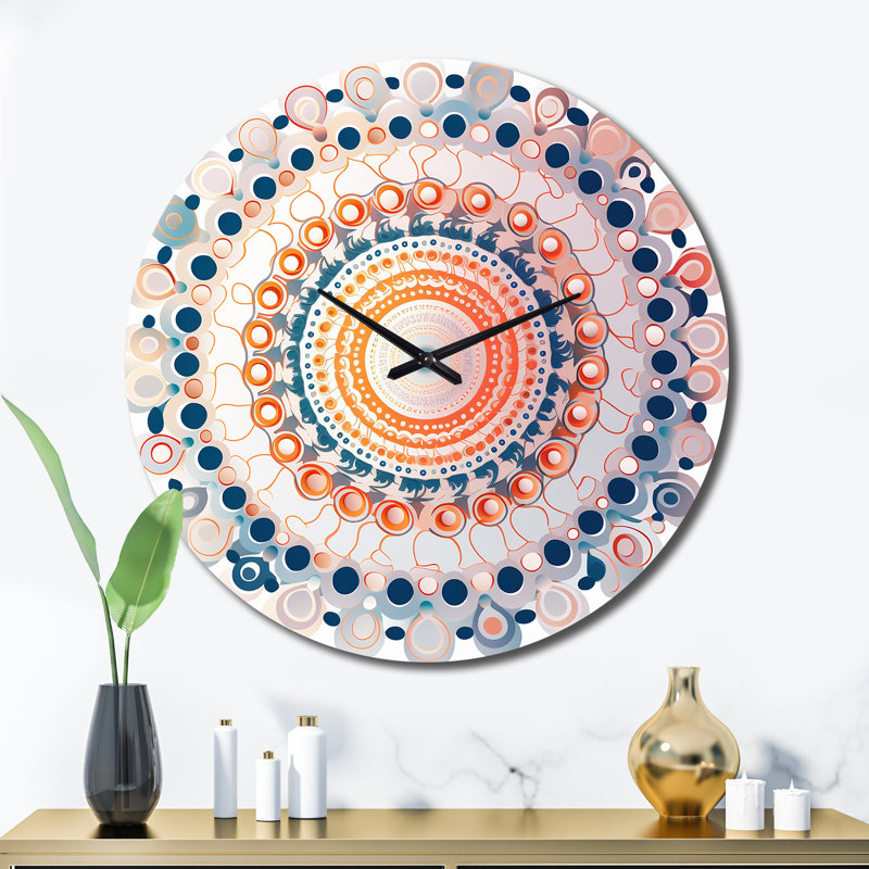 Metal Wall Clock, Extra Large