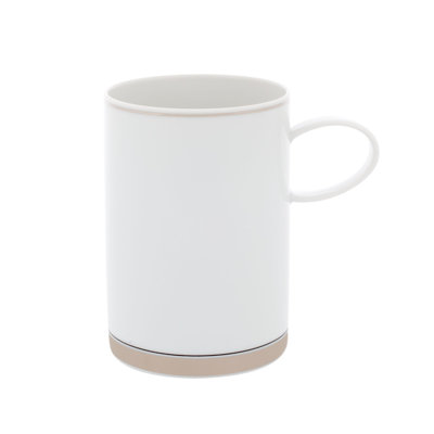 Domo Gold Porcelain Coffee Mug