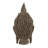 6.5X6.3X12" Meditating Buddha Head Sculpture, Large