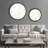 Round Wall Mirror 36"D-120538426-120538420