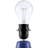 Ceramic Table Lamp with Linen Drum Shade-1995826966