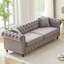Canapé de 85,5 po avec velours Chesterfield