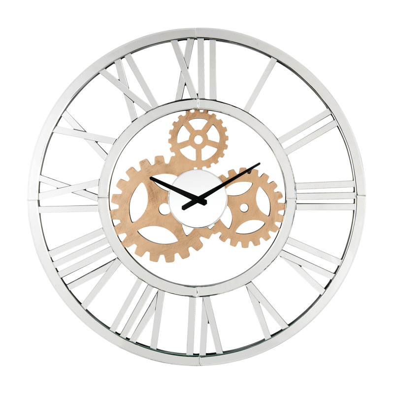 Horloge murale, miroir