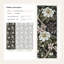 Papier peint floral foncé foncé