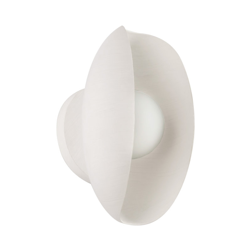 Cortez 5-in White dimmable LED Bathroom Vanity Light, White