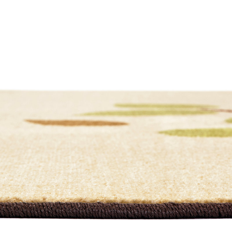 Tapis brun clair touffeté Branching Out KIDSoft ™, Rectangle 4 pi x 6 pi