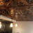 Lilies And Swirls Textured PVC Drop-In Ceiling Tile, Glue Up Ceiling Tile Ceiling Tile-93601692