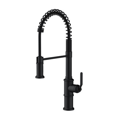 Kinzie Single Handle Pre-Rinse Spring Pull Down Sprayer Kitchen Faucet