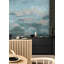 Adhésif mural bleu Mirage
