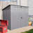 Garbage Bin Shed Stores 2 Trash Cans Metal Outdoor Bin Shed-114766626