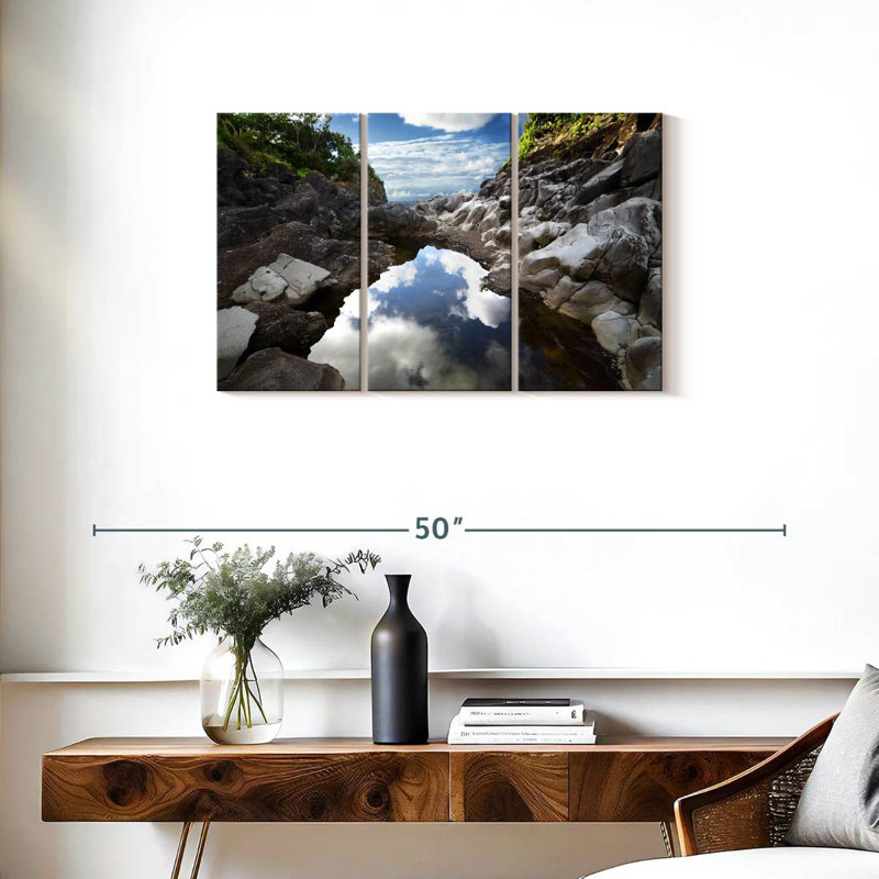 Reflecting Ravine, 20" H x 33" W