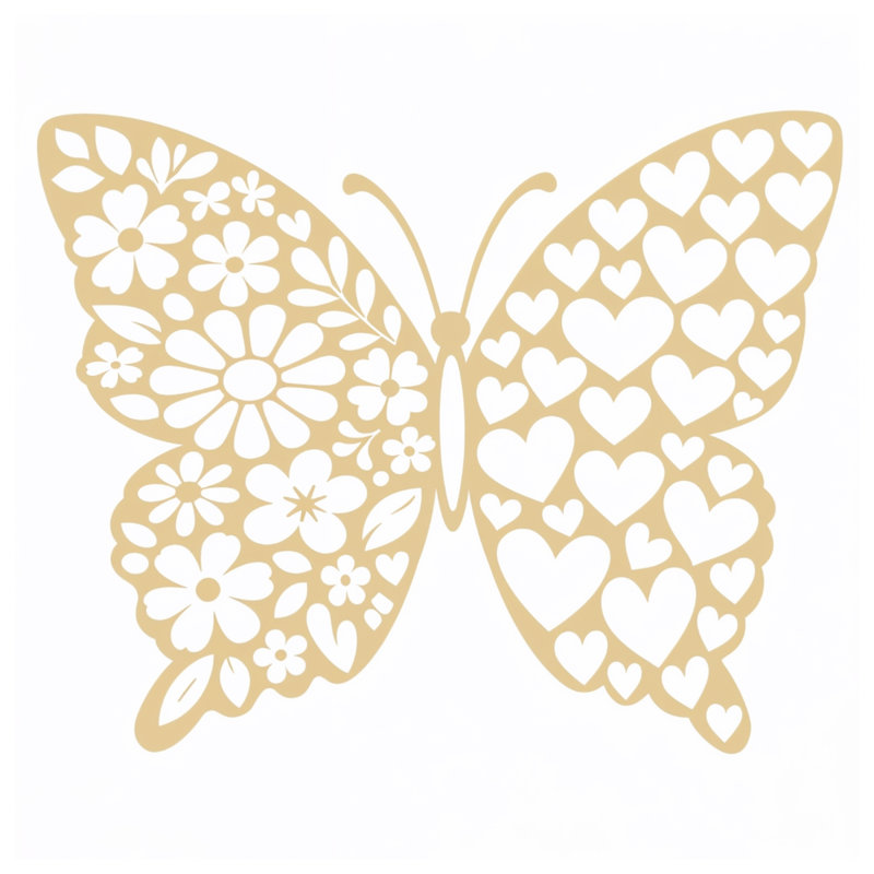 Tapis de bain Butterfly, L 34 po x L 21 po
