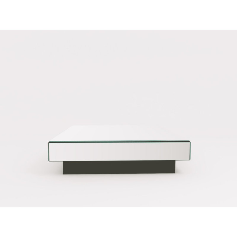Table basse unie, carré