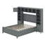 Lit plateforme double avec rangement double-1163661477