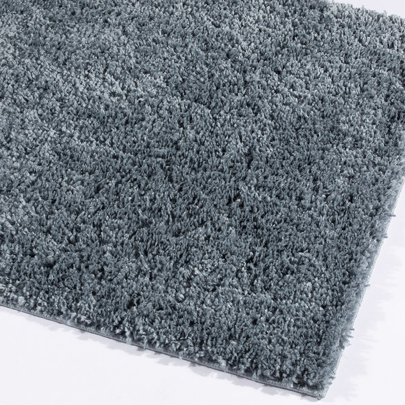 Kitchka Solid Colour Shag Area Rug, Rectangle 100 x 150cm 