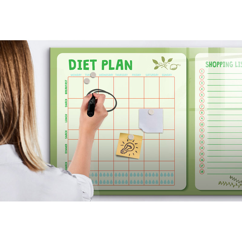 Magnetic Glass Dry Erase Board