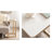 Marble and Metal Square Drink Table-98717399