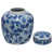 Motif floral bleu est en rupture de stock