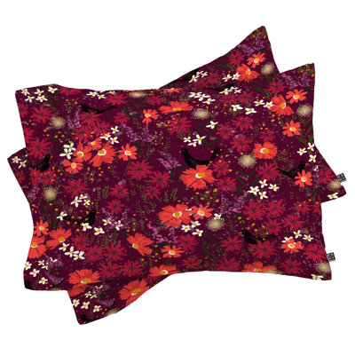 Joy Laforme Floral Duvet Cover