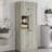 Tall Storage Cabinet with Adjustable Shelves, Large Flip-Out Basket & Enclosed Cabinets – Perfect for Bathroom, Living Room, or Office, MDF Material with Aluminum Alloy Handles-1615645512