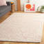 Tapis en laine / coton tissé à la main Boud en rose / ivoire-731253267