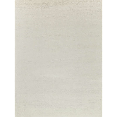 Merino Wool Area Rug in Ivory