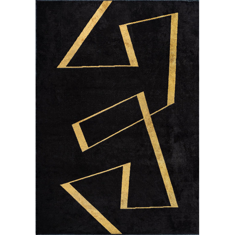 Rapture Abstract Area Rug, Rectangle 6'7" x 8'3"