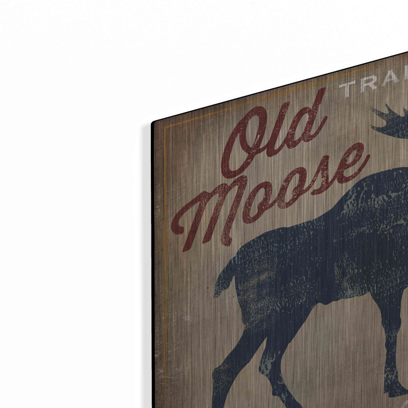 Luxe Moose «Old Moose Trading Co Tan - Dry Goo» «Old Moose Trading Co Tan - Dry Goods» par Ryan Fowler, H 12 po x l 12 po