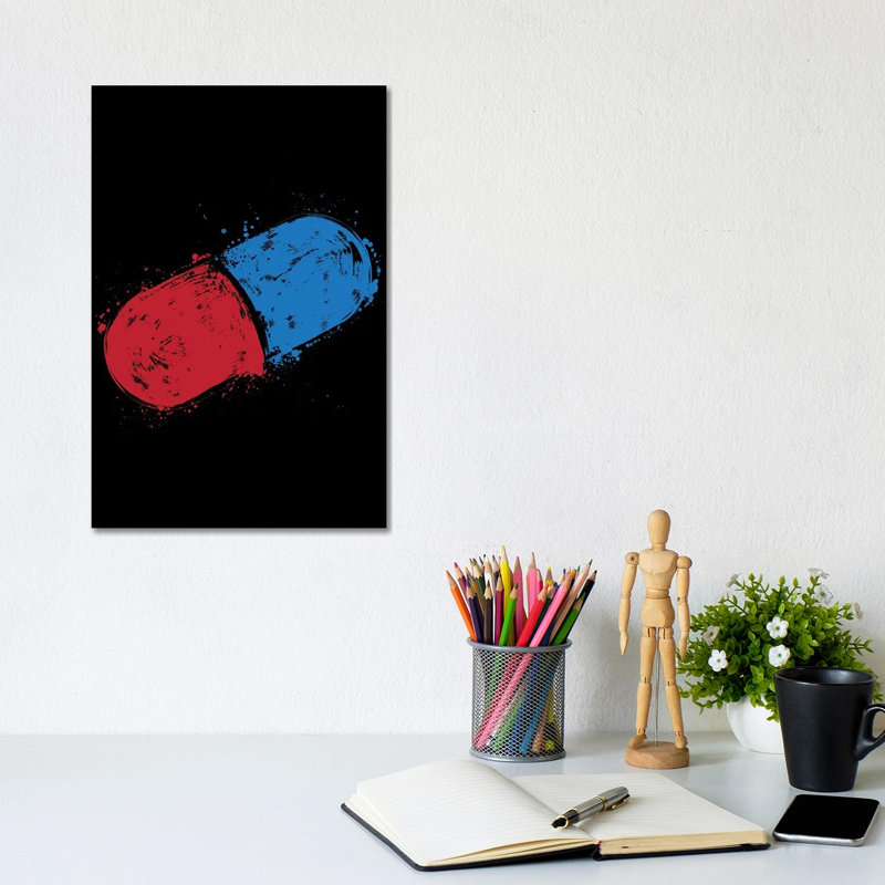 Capsule by Antonio Camarena - Wrapped Canvas Painting, 20.32 cm H x 30.48 cm W
