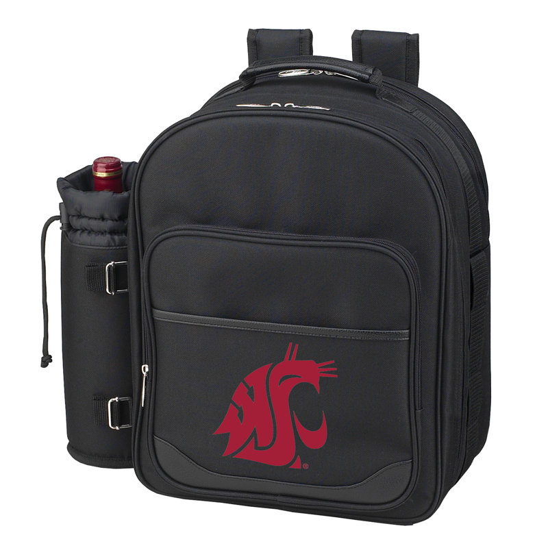 NCAA Washington State Cougars Picnic Backpack Equipped For Two